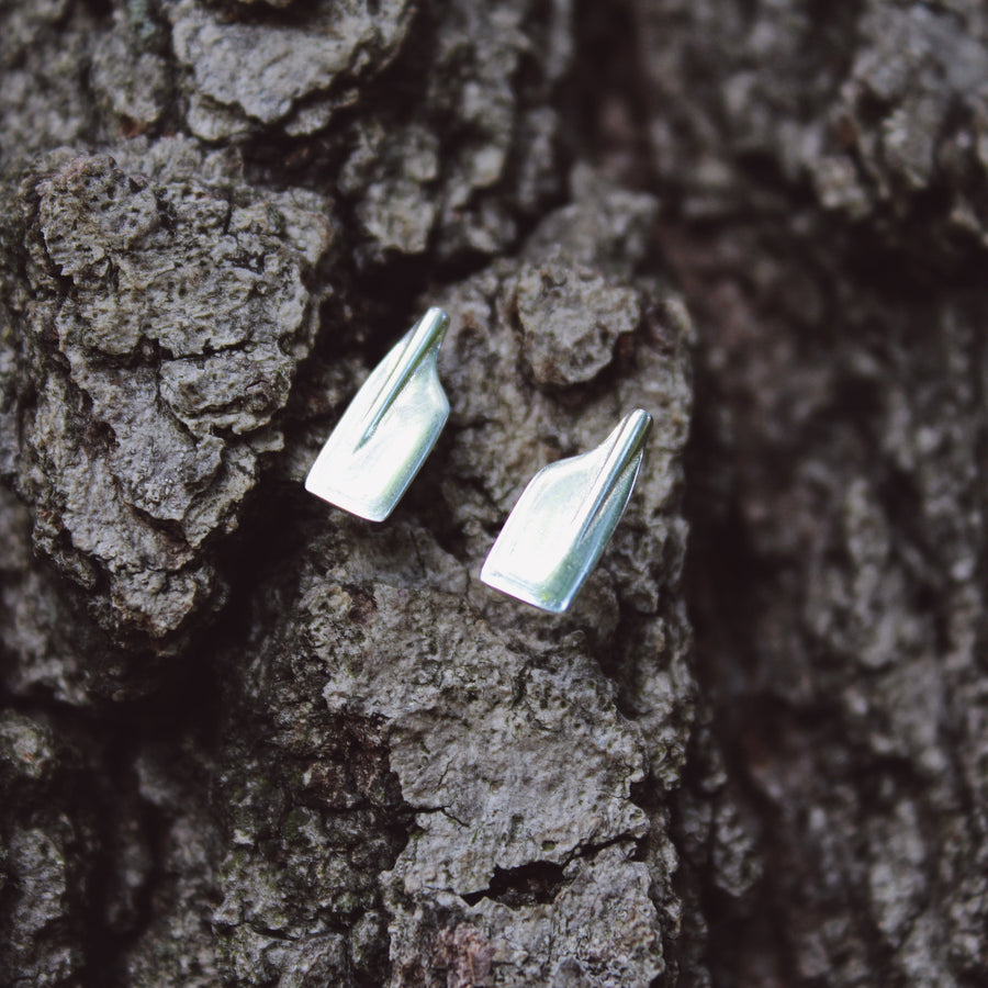 Rowing Cleaver Oar Stud Earrings