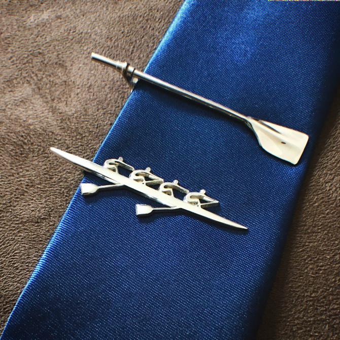 Rowing Cleaver Oar Tie Tack