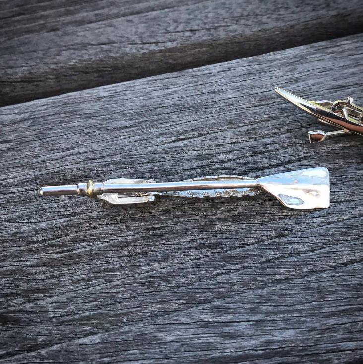 Rowing Cleaver Oar Tie Tack